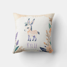 Almofada Travesseiro burro personalizado com Design boho fl