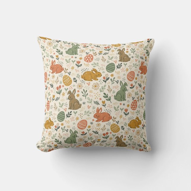 Almofada Travesseiro Caminho de Mesa Coelhinhos Fofos da Pr (Frente)