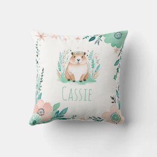Almofada Travesseiro Capybara Cachoreira Caçada Personaliza