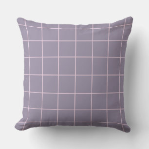 Almofada Travesseiro Checkered 20x20 de Patttern da lavanda
