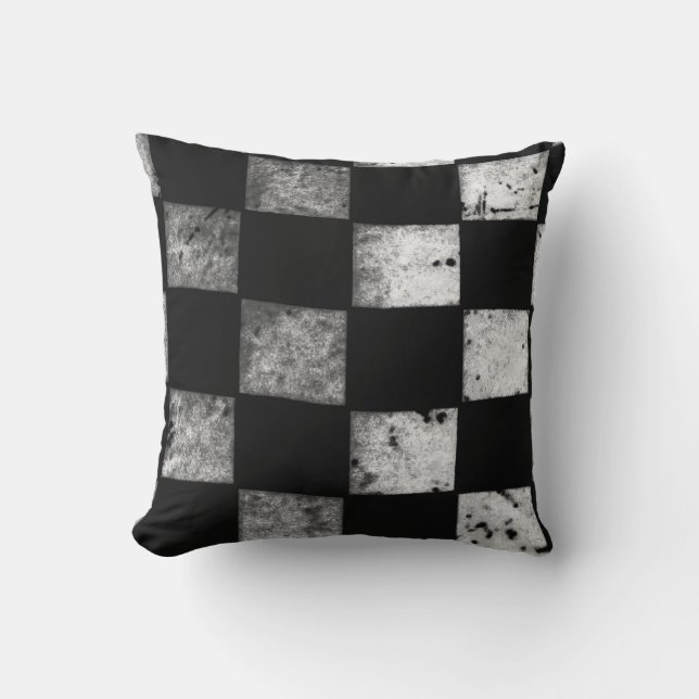 Almofada Travesseiro Checkered da bandeira (Frente)