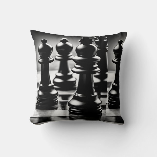 Almofada "Travesseiro Chess Masterpedal - Tecido Elegante C (Frente)