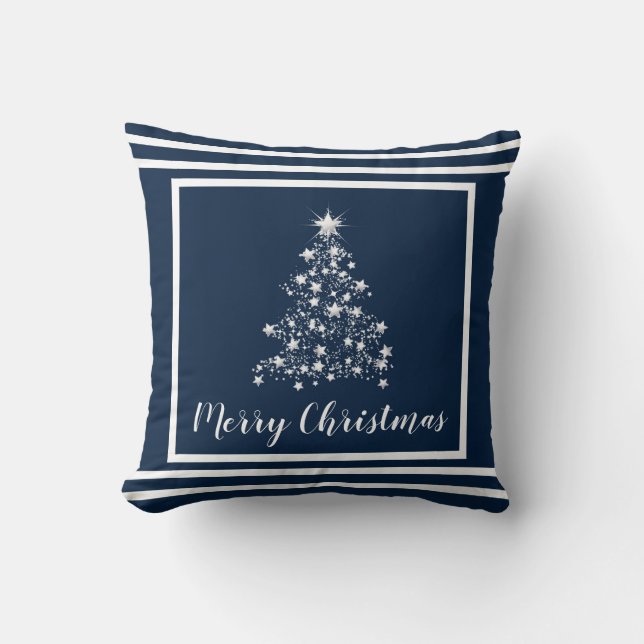 Almofada Travesseiro Christmas Blue (Frente)