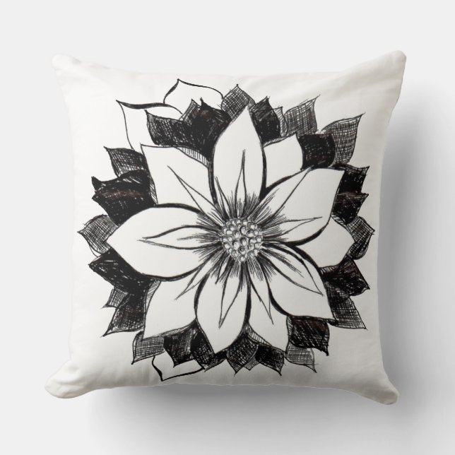 Almofada Travesseiro CLÁSSICO da POINSÉTIA (Frente)