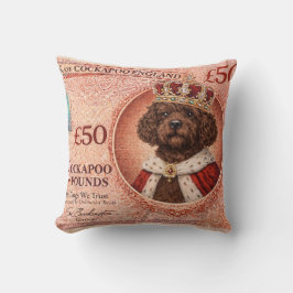 Almofada Travesseiro Cockapoo | Presente Divertido para Ama