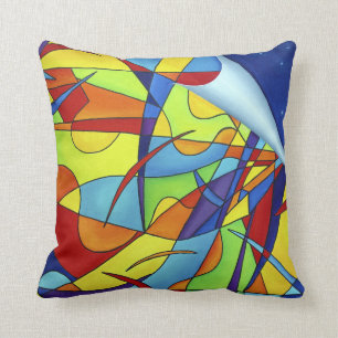 Almofada Travesseiro colorido, abstrato