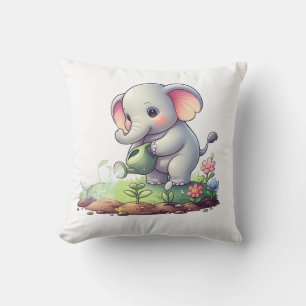 Almofada Travesseiro com design de elefante fofo