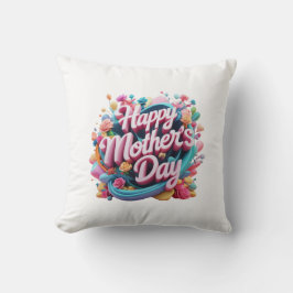 Almofada travesseiro com design tema do dia de as mães