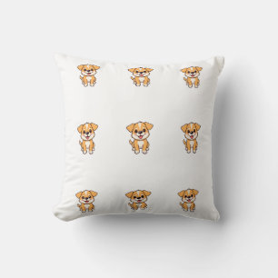 Almofada Travesseiro com Estampa de Cachorrinho de Desenho 