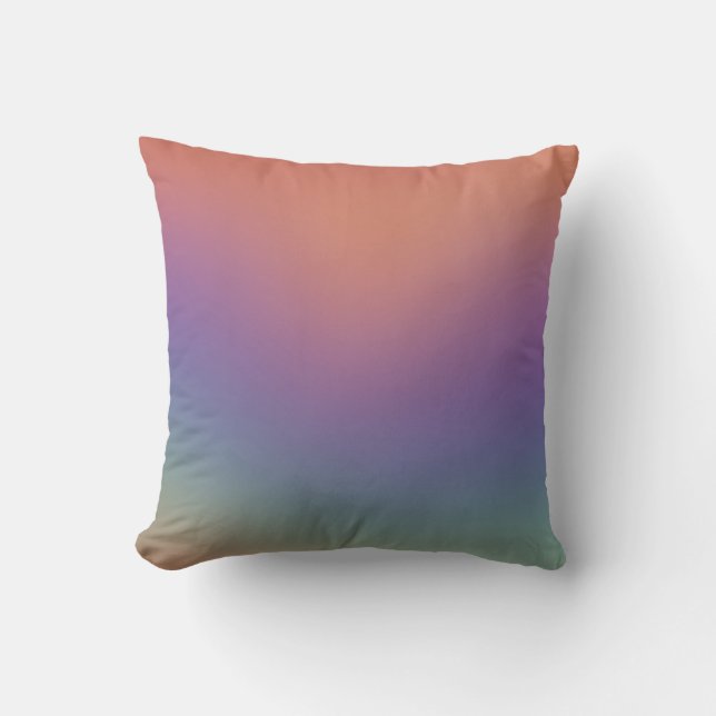 Almofada Travesseiro com Gradiente de Aura Rosa Roxo (Frente)