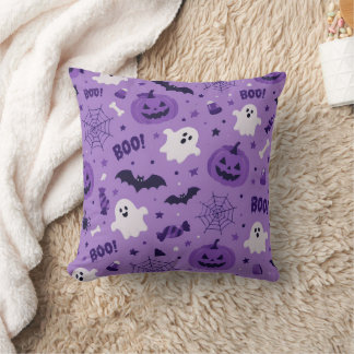 Almofada Travesseiro com Padrão Fofo de Halloween