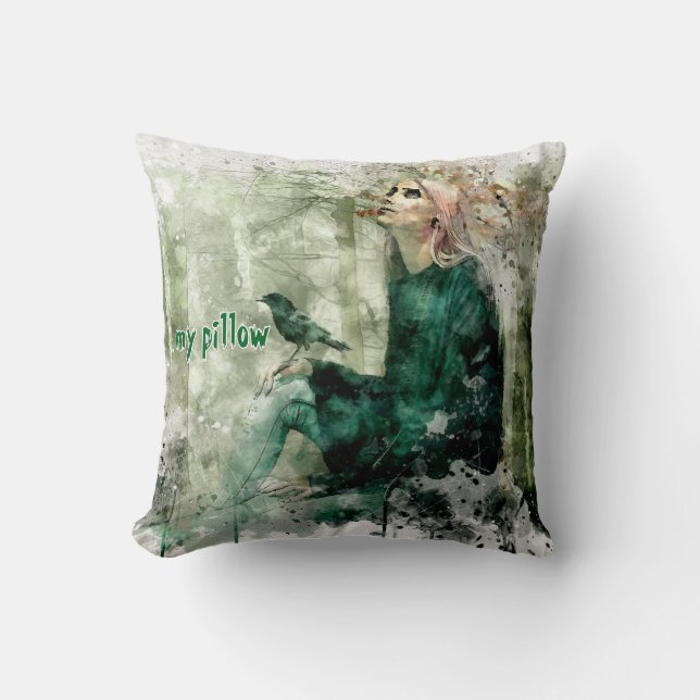 Almofada Travesseiro com volume de água texturizado (Frente)