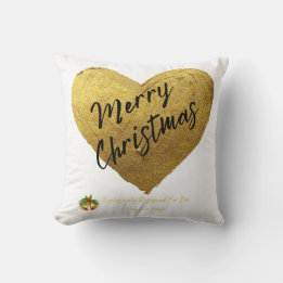 Almofada Travesseiro Cozy Christmas Heart Personalizado por