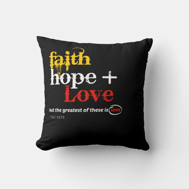 Almofada Travesseiro cristão da arte (Frente)