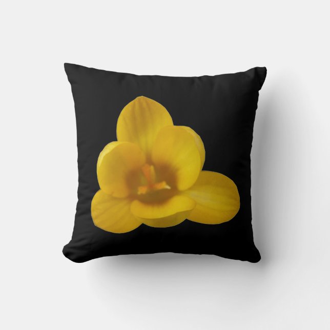 Almofada Travesseiro Crocus Amarelo (Frente)