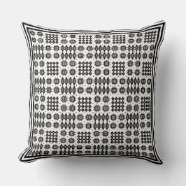 Almofada Travesseiro, Cushion Welsh Tapeçaria Preto