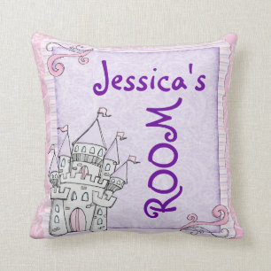 Almofada Travesseiro customizável do castelo do conto de