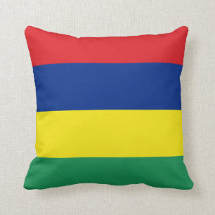 Almofada Travesseiro da bandeira de Maurícia