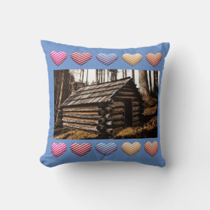 ALMOFADA TRAVESSEIRO DA CASA LOG CABIN
