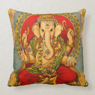Almofada Travesseiro da decoração do ganesha do vintage