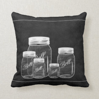 Almofada Travesseiro da decoração dos frascos de pedreiro
