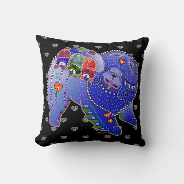 Almofada Travesseiro da família de ovas BINDI (Frente)