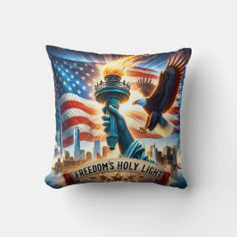 Almofada Travesseiro da Luz Sagrada da Liberdade - Fé, Band