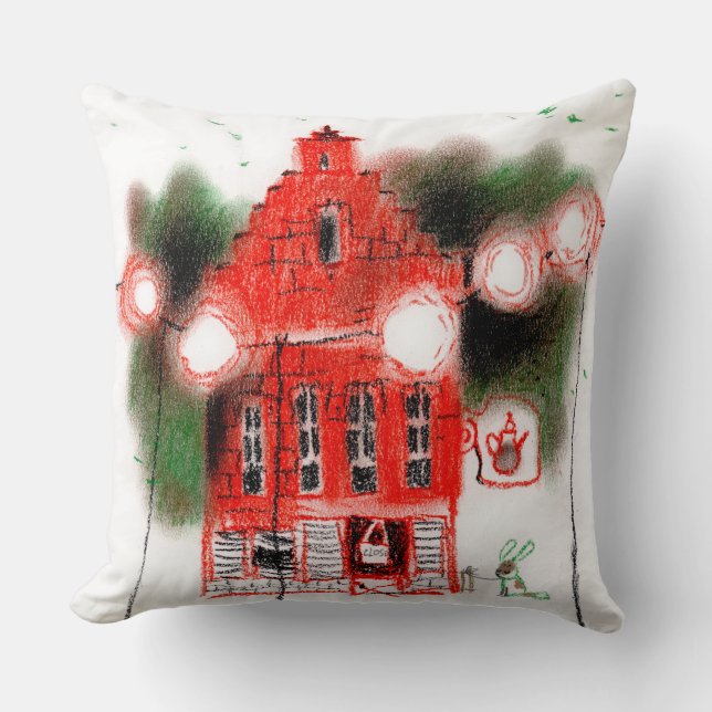 Almofada Travesseiro da noite da lua (Frente)