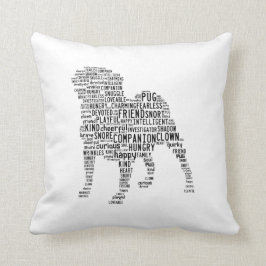 Almofada Travesseiro da nuvem do Pug