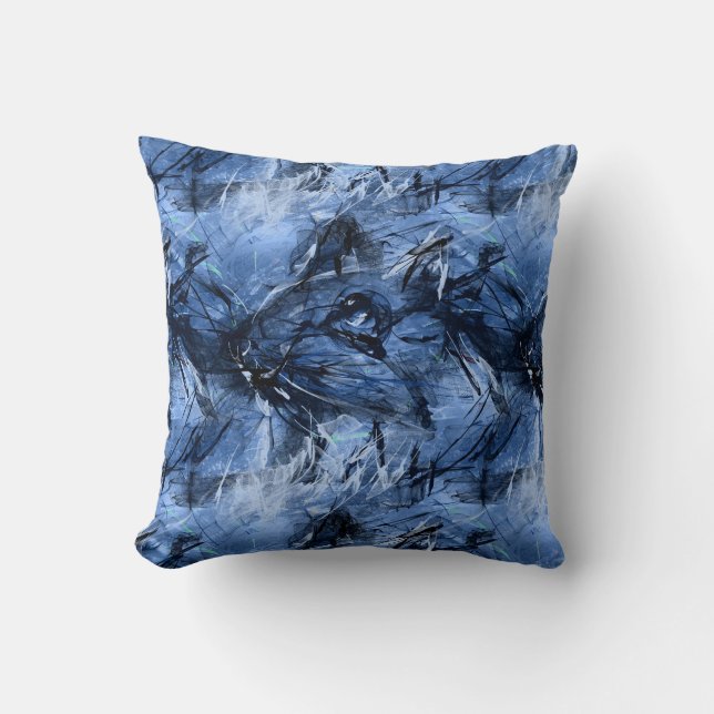 Almofada Travesseiro da Praça de Aniversário Zodiac de Ano  (Frente)