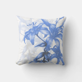Almofada travesseiro da praça "Eden Blue Lily"