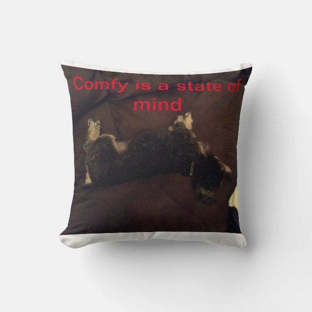 Almofada Travesseiro da sesta da caniche (Frente)