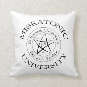 Almofada Travesseiro da Universidade Miskatonic