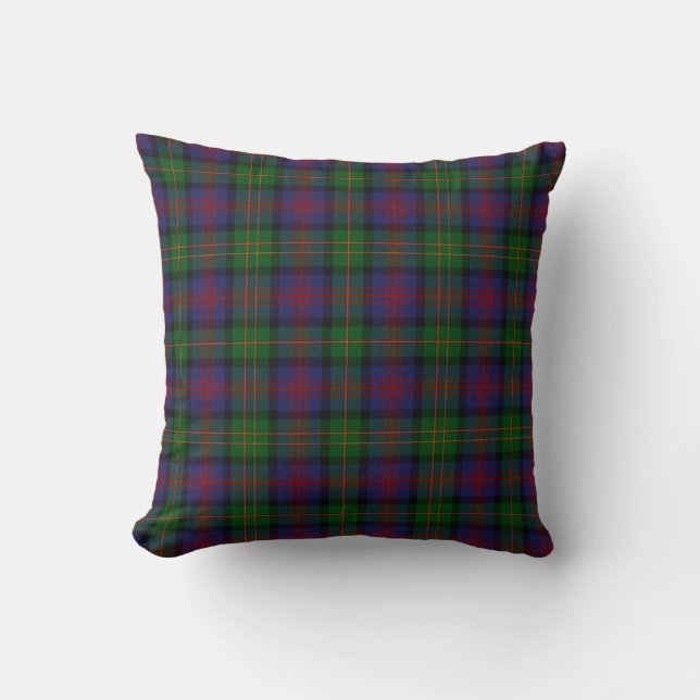 Almofada Travesseiro da xadrez de Tartan de Logan (Frente)