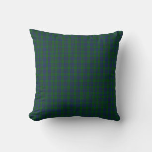 Almofada Travesseiro da xadrez de Tartan de Montgomery do