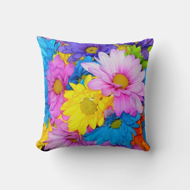 Almofada Travesseiro Daisy Flower Mix (Frente)