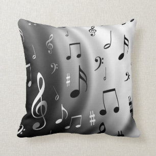 Almofada Travesseiro das notas da música