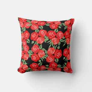 Almofada Travesseiro das rosas vermelhas