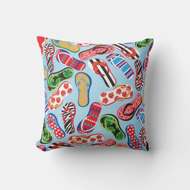 Almofada Travesseiro das sandálias dos chinelos (Frente)