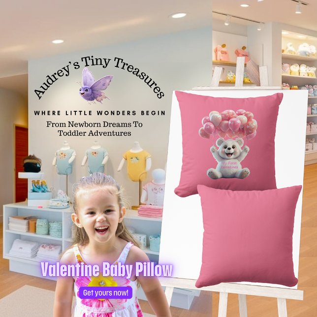 Almofada Travesseiro de 1rua do bebê (Criador carregado)