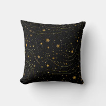 Travesseiro de Acabamento Luxuoso Noite Estrelada