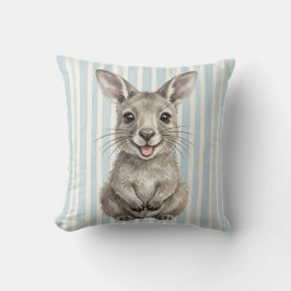Almofada Travesseiro de Acento de Fauna com Bebê Canguru Jo