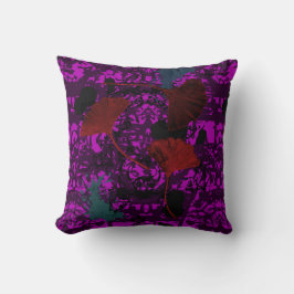 Almofada Travesseiro de Acento Quadrado Grunge Fancy Ginkgo