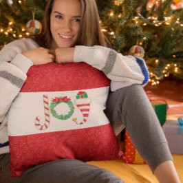 Almofada Travesseiro de Alegria de Natal