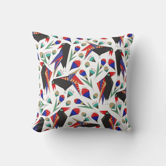 Almofada travesseiro de amantes de corvos (Frente)