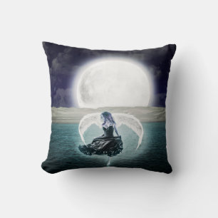 Almofada travesseiro de anjo da lua gótico