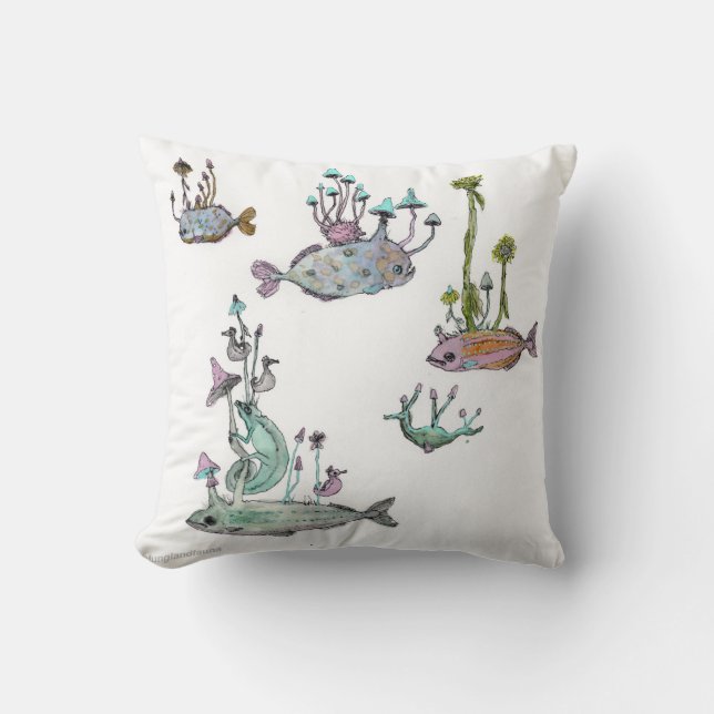 Almofada Travesseiro de Aquarela (Frente)