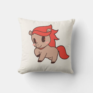 Almofada Travesseiro de Arremesso Chibi Pony Fofo – Berçári