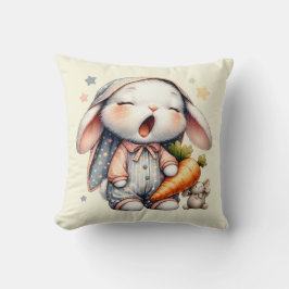 Almofada Travesseiro de Arremesso Coelho Sonolento Bunny