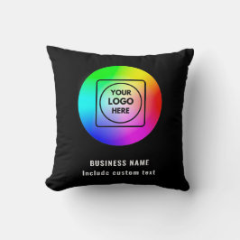 Almofada Travesseiro de Arremesso com Design de Logotipo Em